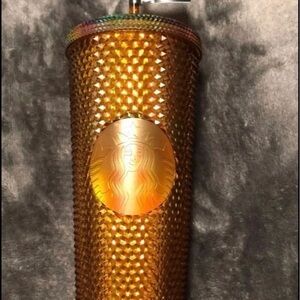 Starbucks Radiant Gold Textured Tumbler